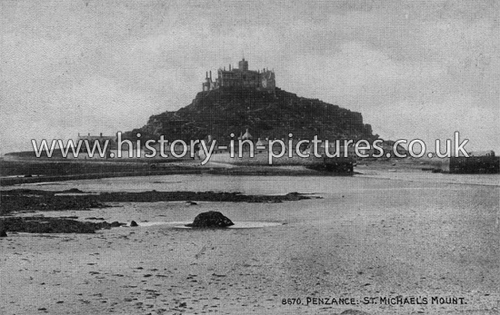 St Michaels Mount, Cornwall. c.1910